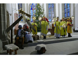 Kinderchristmette mit Krippenspiel (Foto: Karl-Franz Thiede)